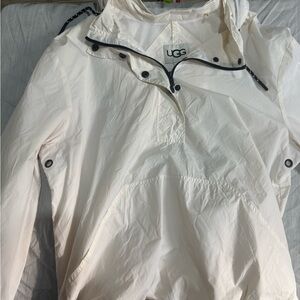 UGG Cameron Anorak Womens- White Color- Small-